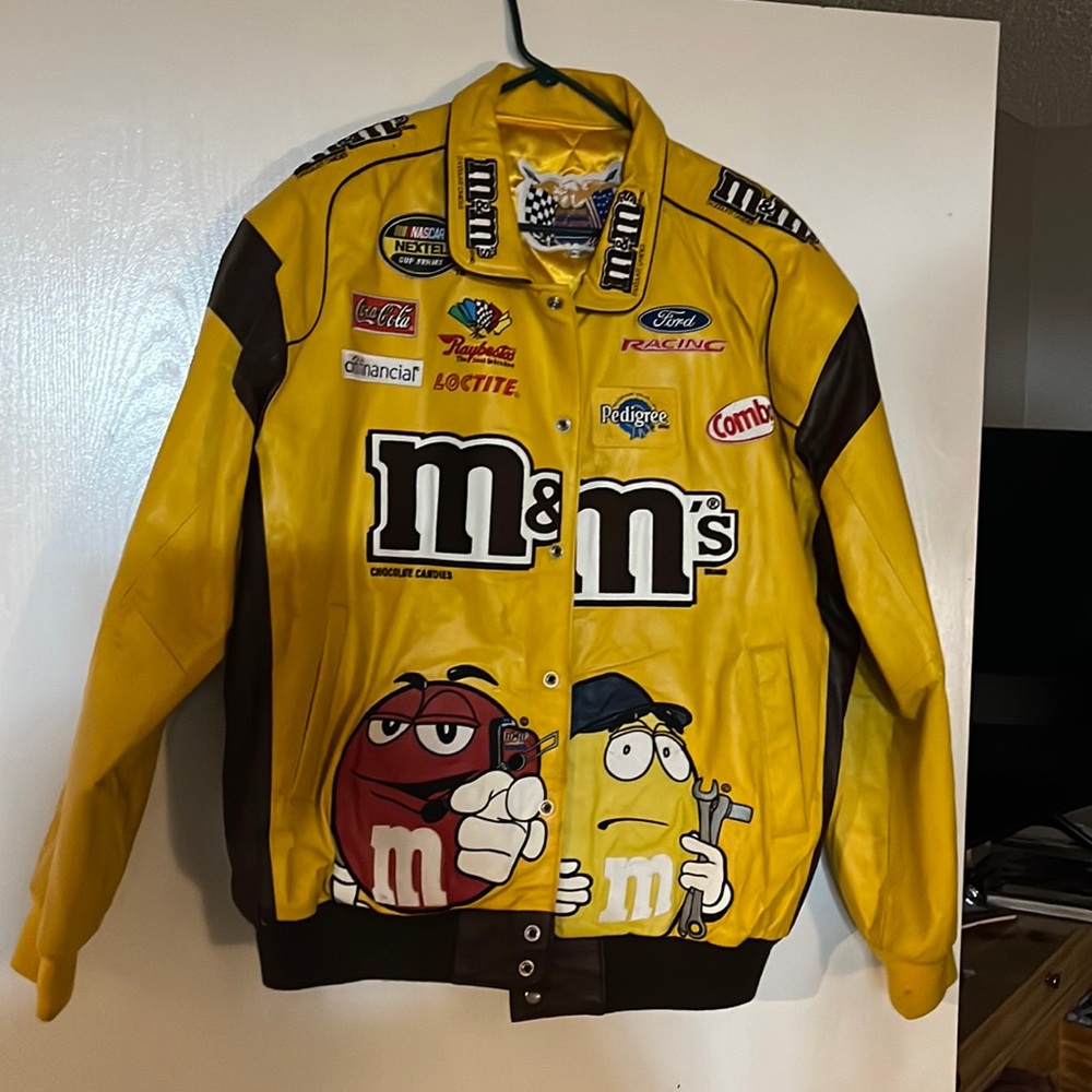 M&M's Racing Yellow and Brown Jacket